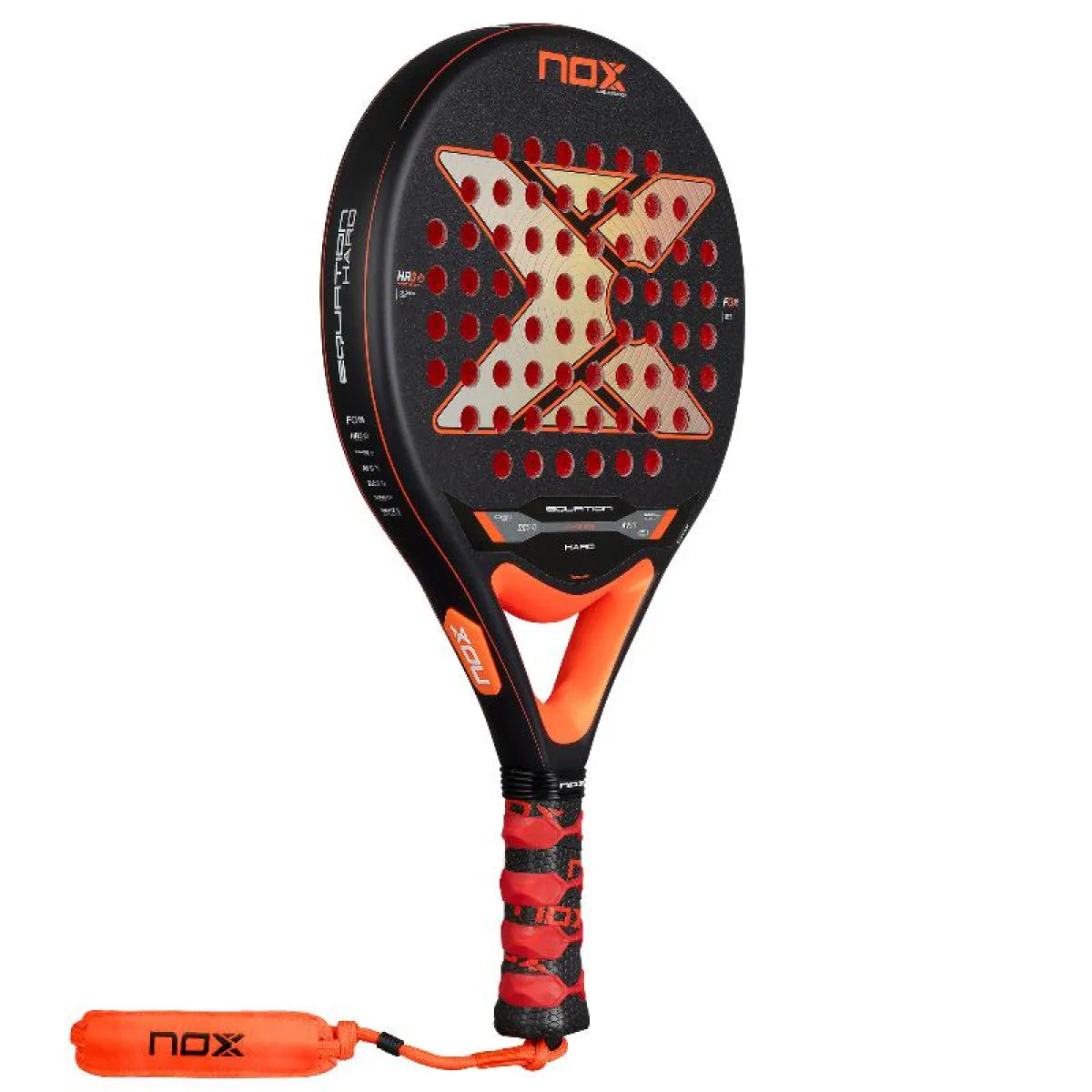 Raquette padel Nox Equation Hard Advanced 2026 — vue de profil