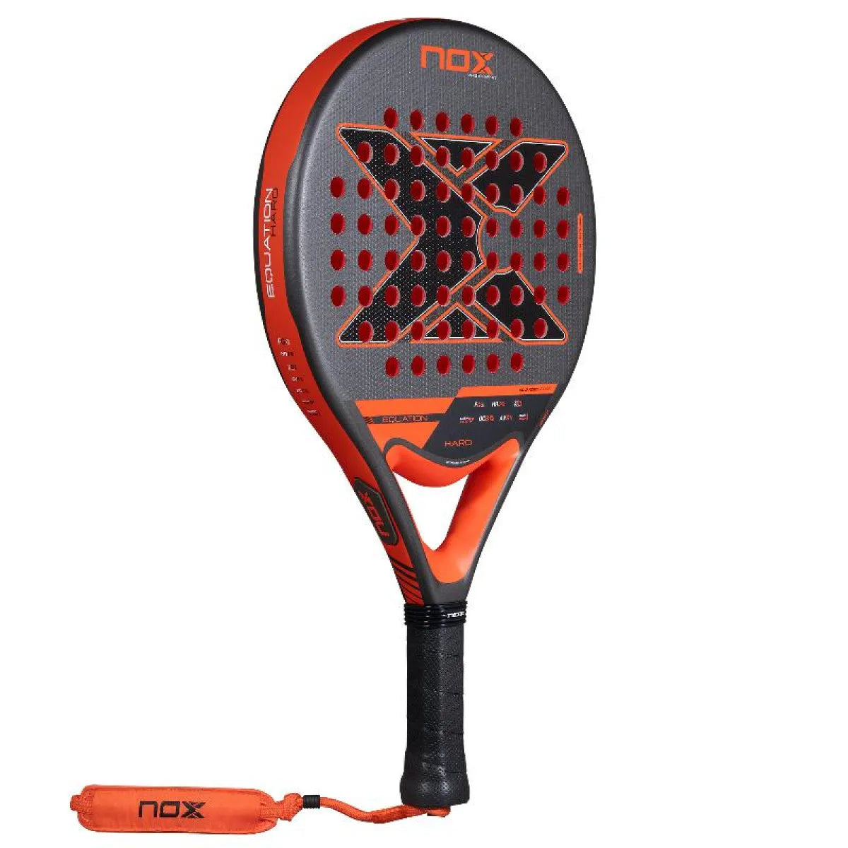 Raquette padel Nox Equation Hard Advanced 2027 — vue de profil