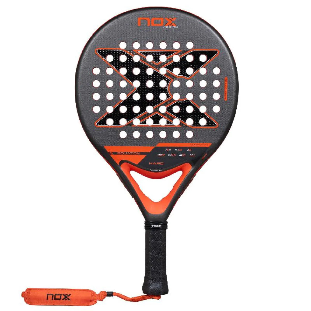 Raquette padel Nox Equation Hard Advanced 2027 — vue de face