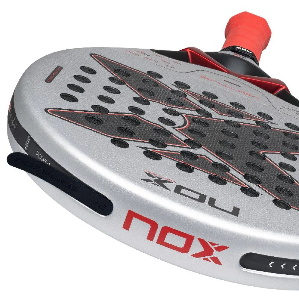 Raquette padel Nox Miguel Lamperti ML10 Ventus 3K 2027 — vue de dos