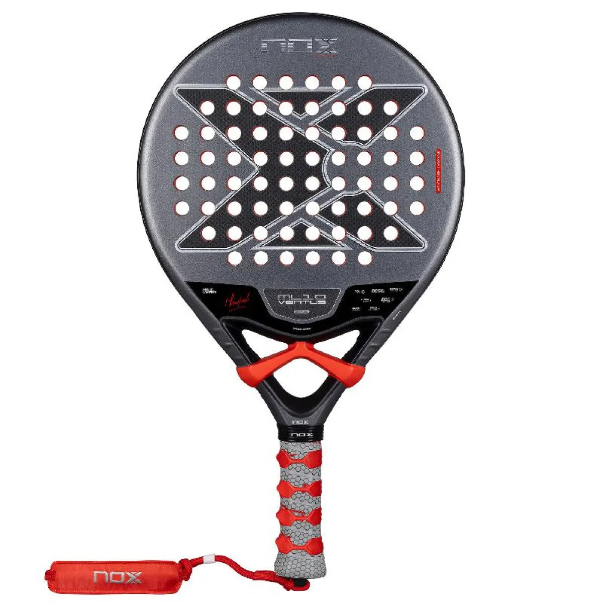 Raquette padel Nox Miguel Lamperti ML10 Ventus Control 3K 2026 — vue de face