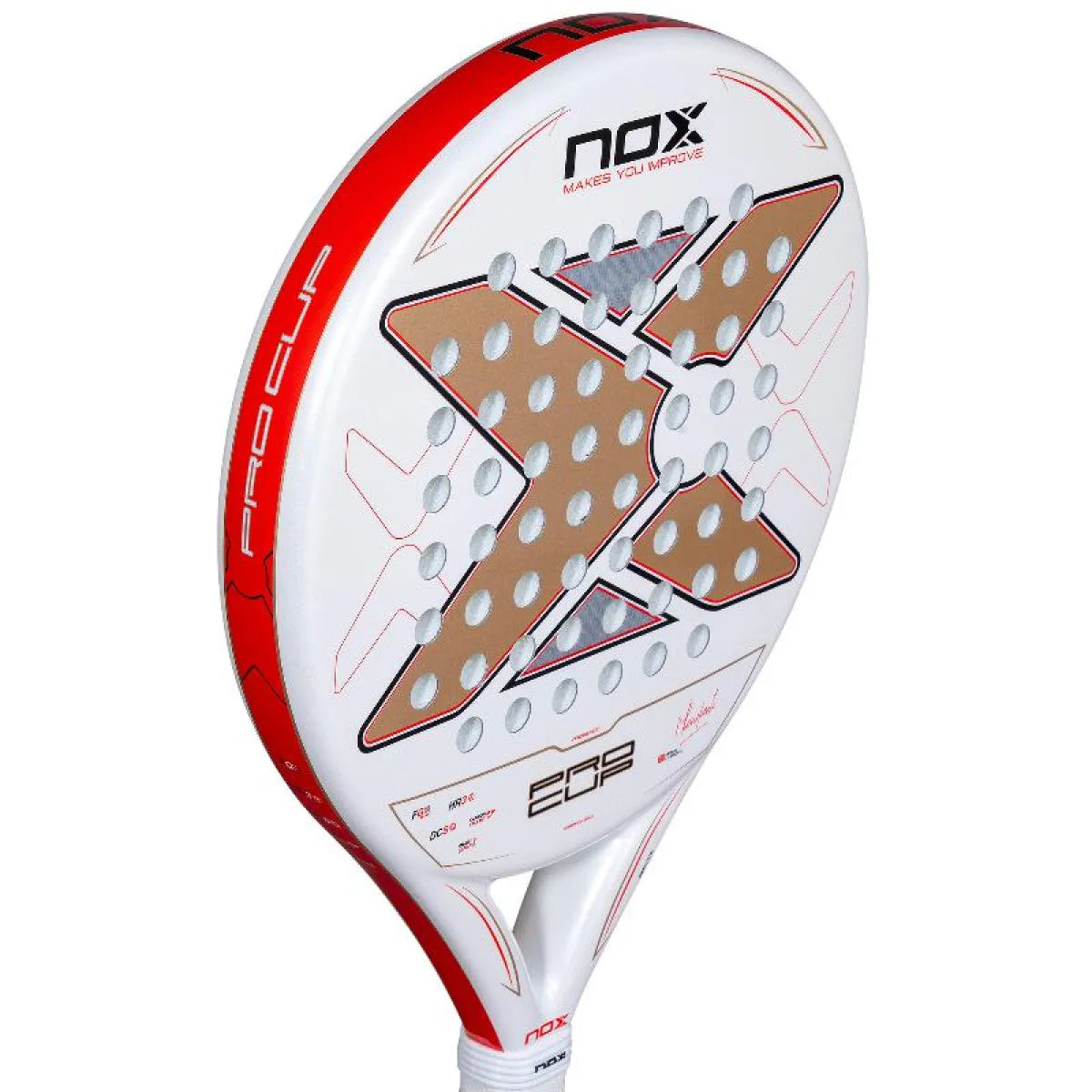 Raquette padel Nox ML10 Pro Cup Corp 2027 — vue en perspective