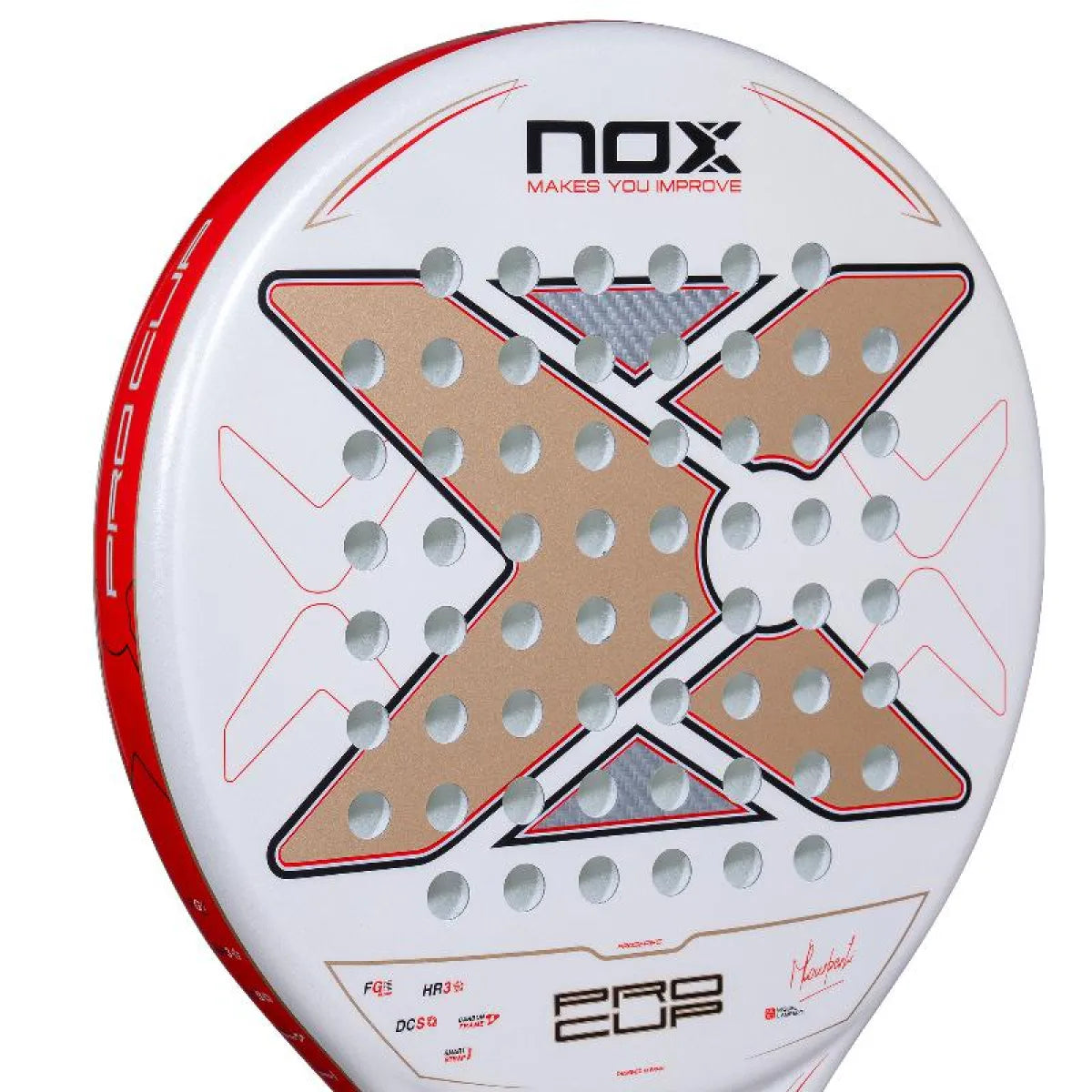 Raquette padel Nox ML10 Pro Cup Corp 2027 — vue de dessus