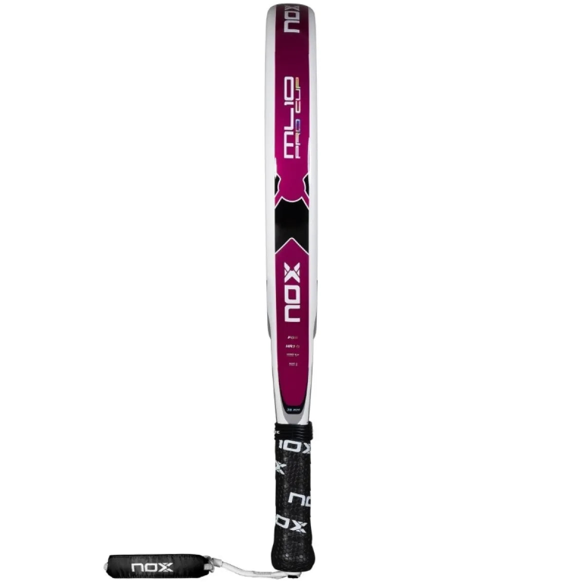 Raquette padel Nox ML10 Pro Cup Silver 2025 — vue de profil 2