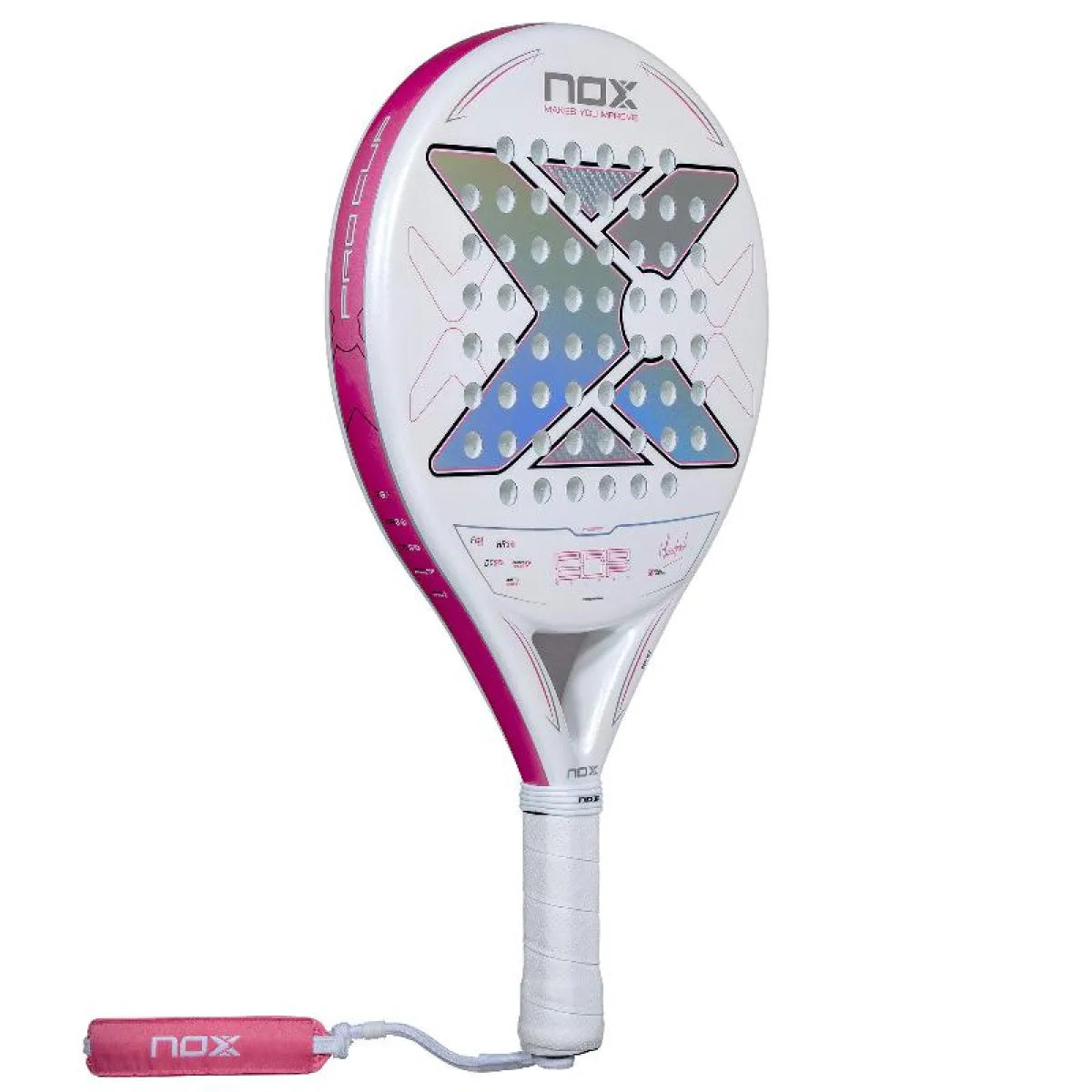 Raquette padel Nox ML10 Pro Cup Silver 2027 — vue de profil