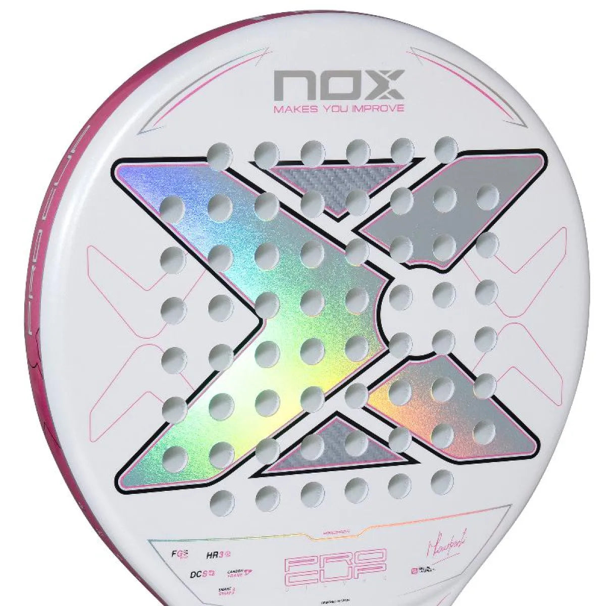 Raquette padel Nox ML10 Pro Cup Silver 2027 — vue de dos