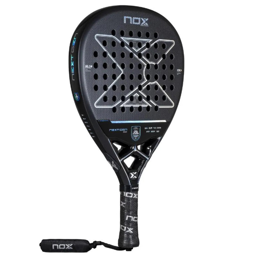 Raquette padel Nox Nextgen Pro Attack 12K NFA Series — vue de profil