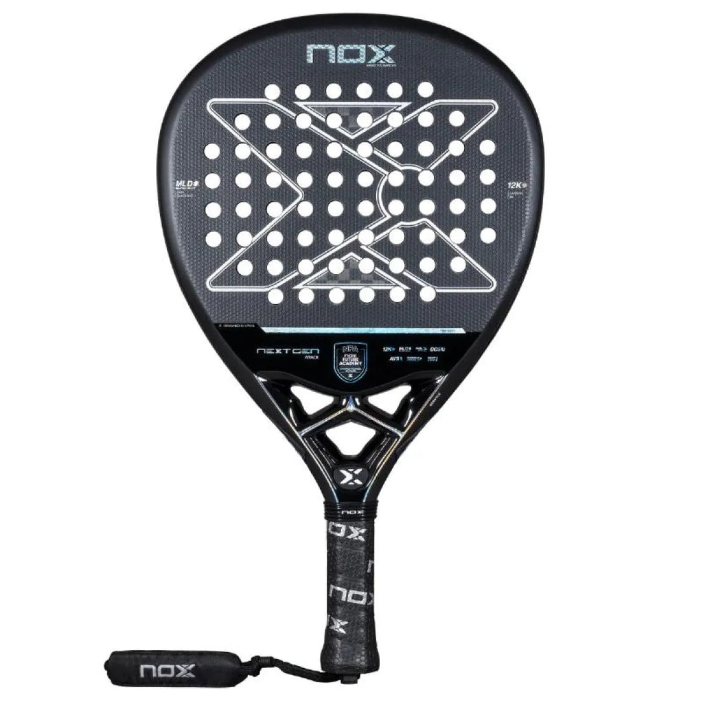 Raquette padel Nox Nextgen Pro Attack 12K NFA Series — vue de face