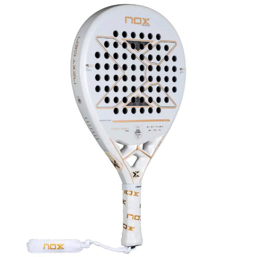 Raquette padel Nox Nextgen Pro Hybrid 12K NFA Series — vue de profil