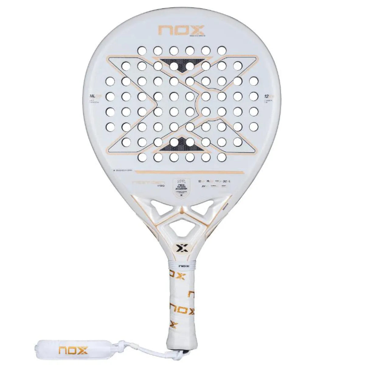 Raquette padel Nox Nextgen Pro Hybrid 12K NFA Series — vue de face
