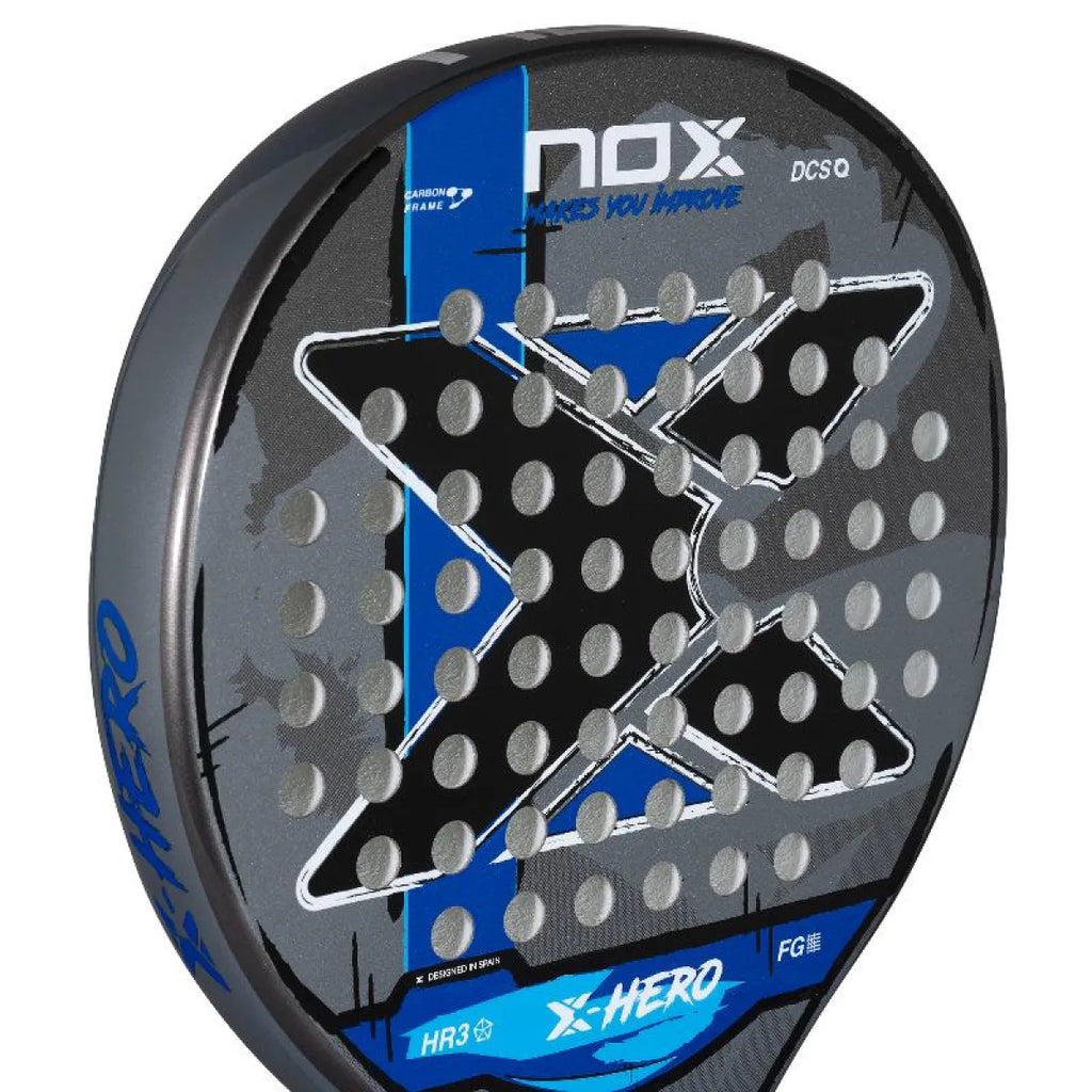 Raquette padel Nox X-Hero bleu 2026 — vue détail 1