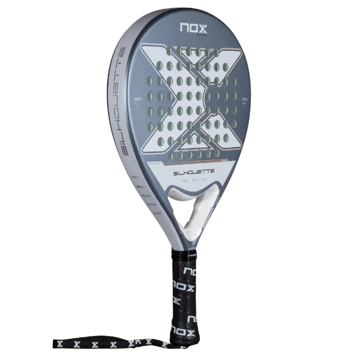 Raquette padel Nox X-One Silhouette 2026 — vue de profil