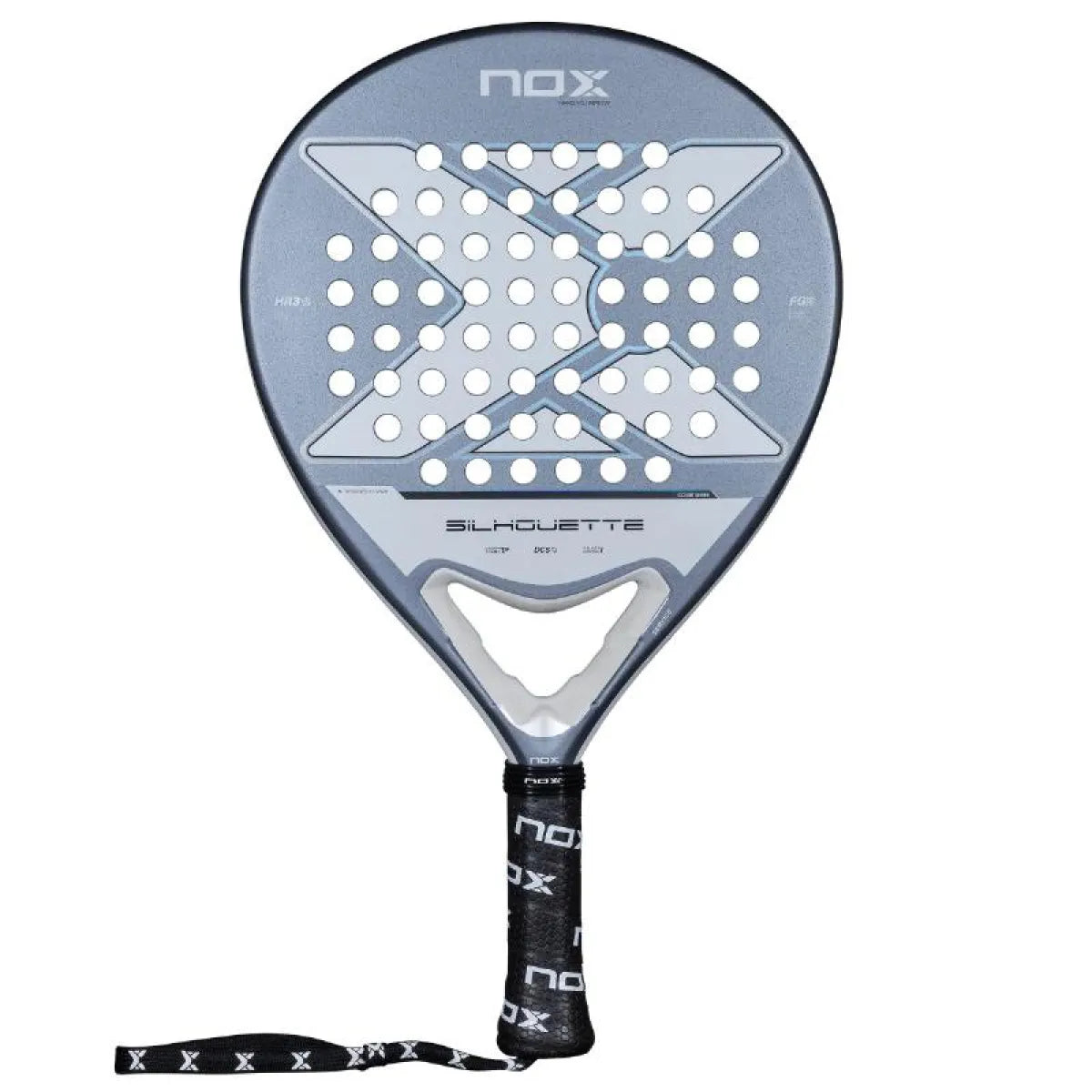 Raquette padel Nox X-One Silhouette 2026 — vue de face