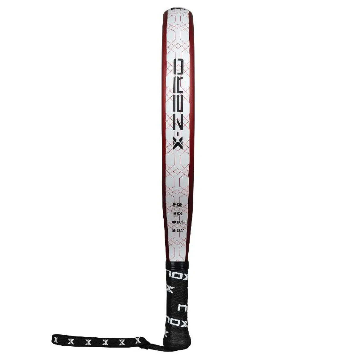 Raquette padel Nox X-Zero rouge 2026 — vue de profil 2