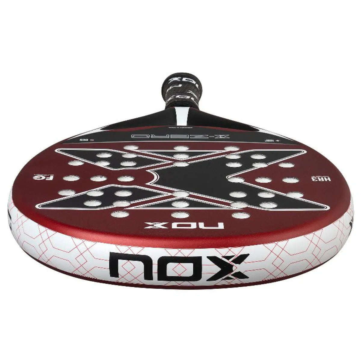 Raquette padel Nox X-Zero rouge 2026 — vue détail 2