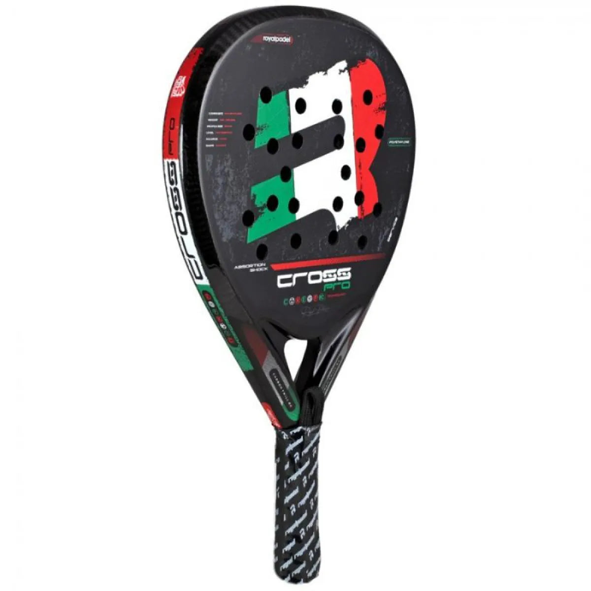 Raquette padel Royal Padel Cross Pro Mexico 2025 — vue de profil
