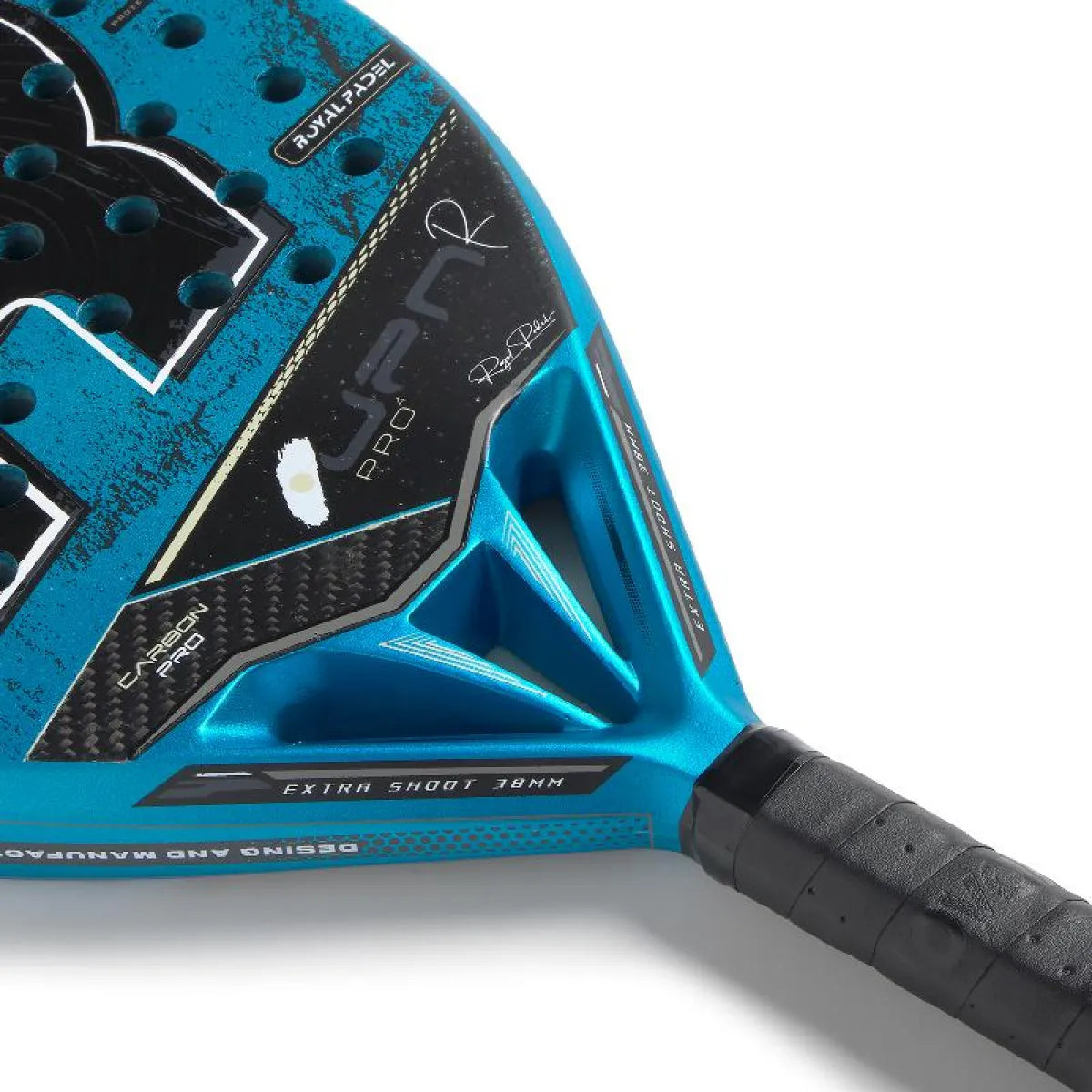 Raquette padel Royal Padel Japan Pro bleu 2026 — vue de profil 2