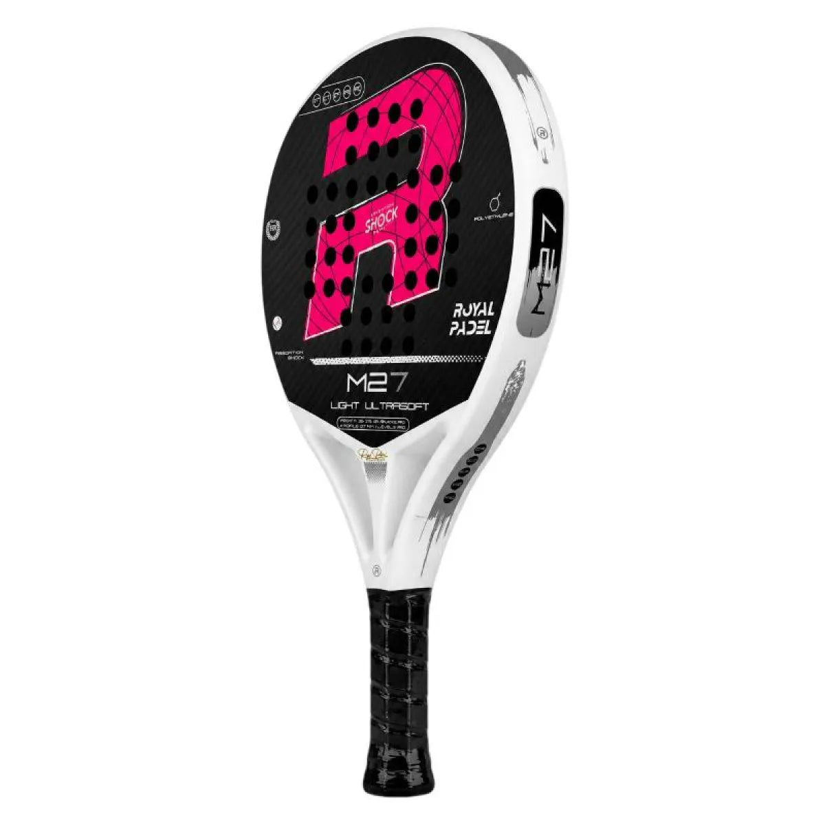 Raquette padel Royal Padel M27 Ultra Soft 2026 — vue de profil