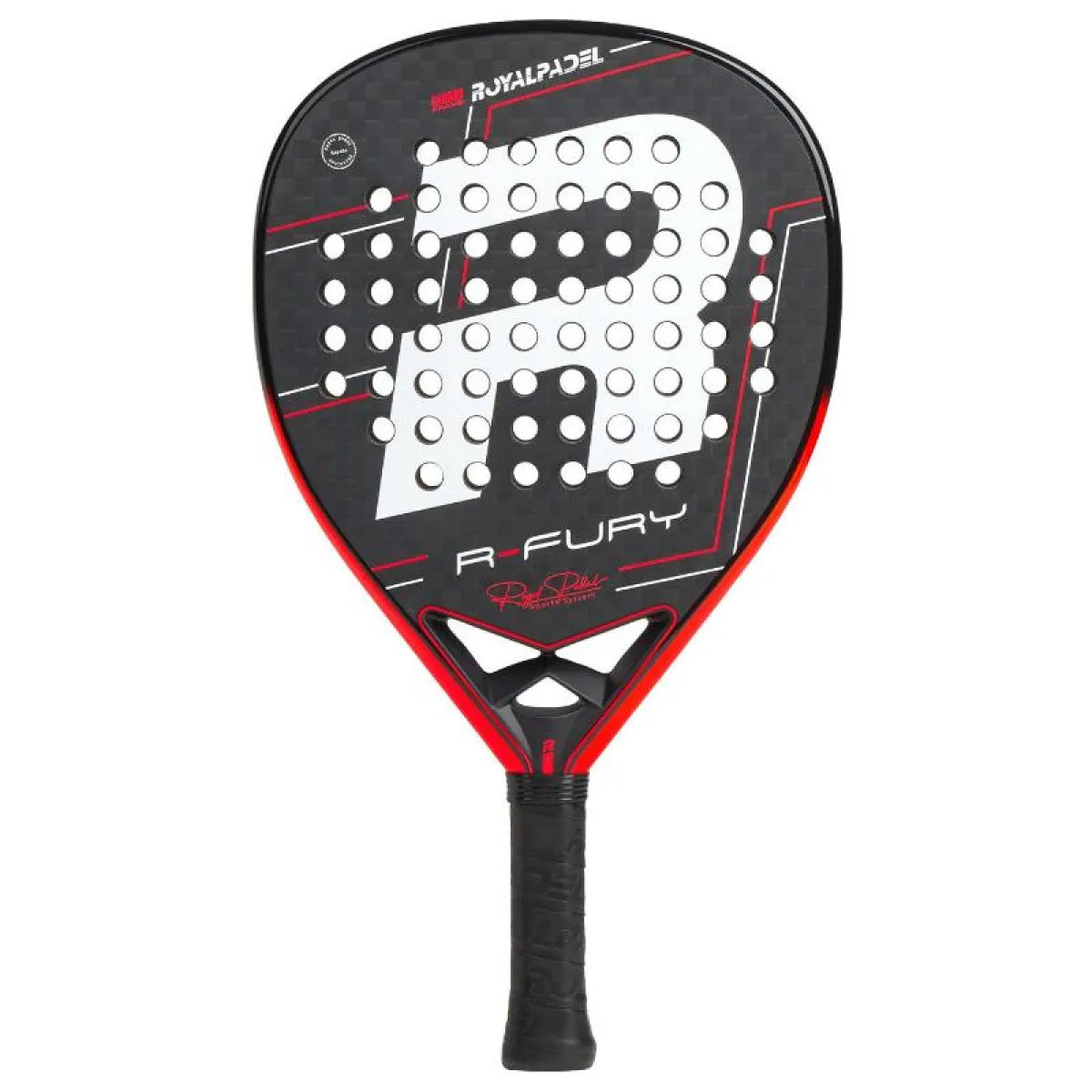 Raquette padel Royal Padel R-Fury 2025 — vue de face