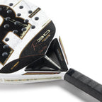 Raquette padel Royal Padel R30 blanc doré 2026 — vue de profil 2
