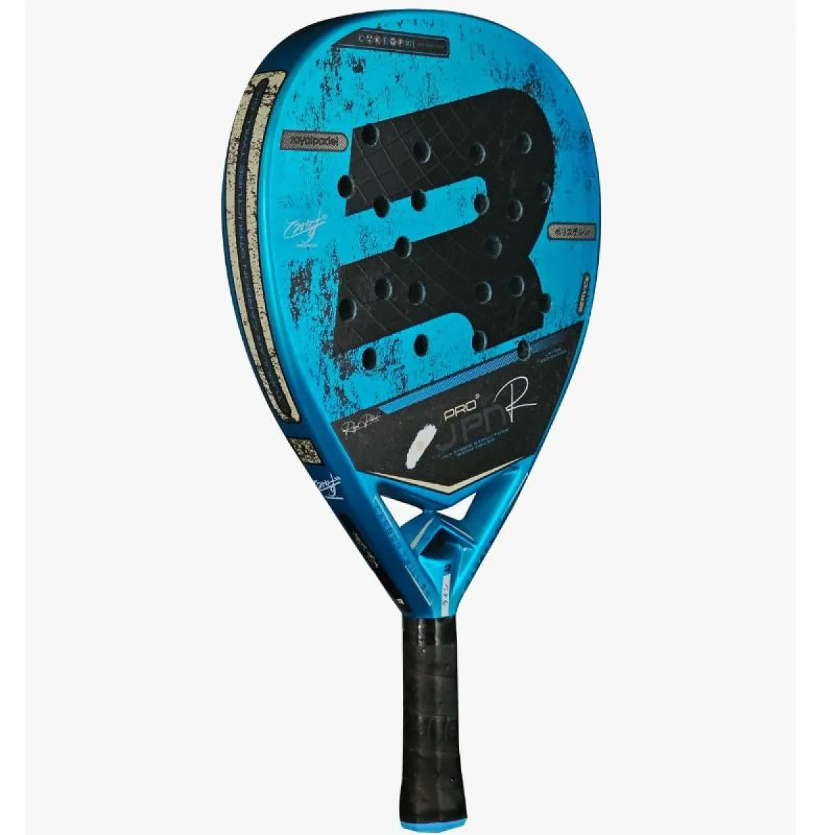 Raquette padel Royal Padel Tomita Kazuki Japan Pro bleu LTD 2025 — vue de profil