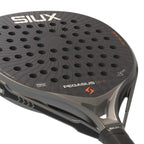 Raquette padel Siux Alex Chozas Pegasus Pro 2026 gris noir — vue en perspective
