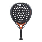 Raquette padel Siux Alex Chozas Pegasus Pro 2026 gris orange — vue de face