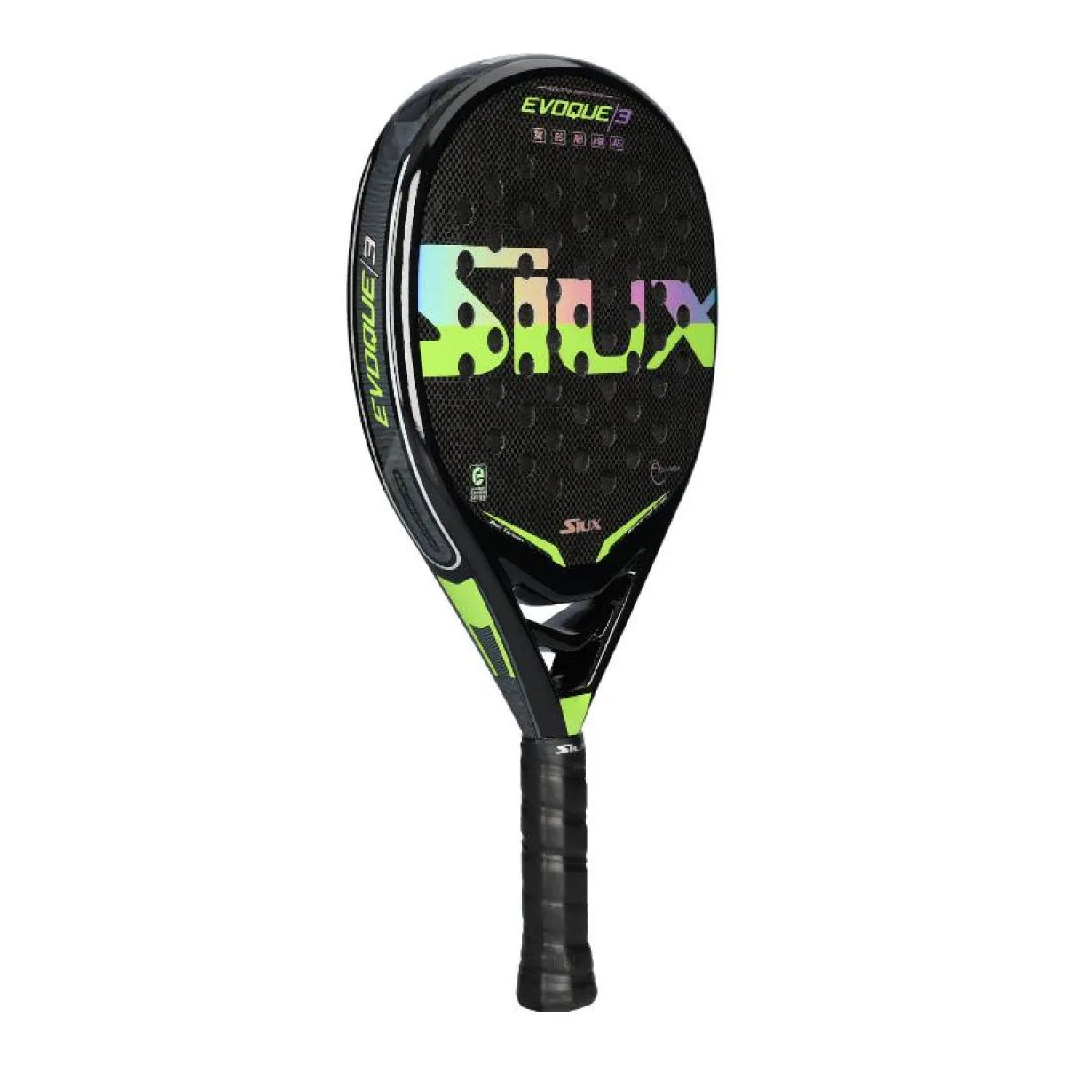 Raquette padel Siux Evoque 3 — vue de profil