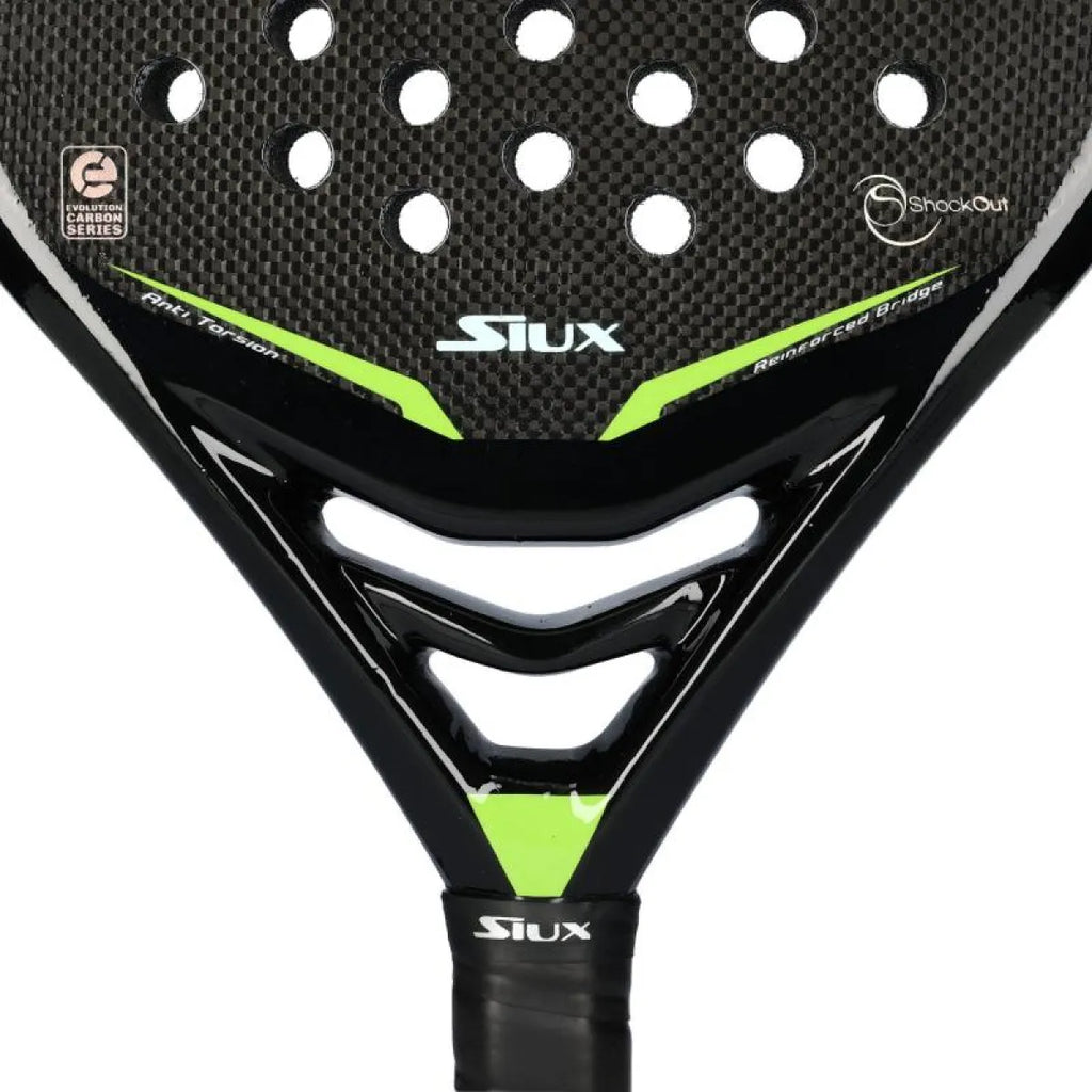 Raquette padel Siux Evoque 3 — vue de dessus