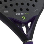 Raquette padel Siux Leo Augsburger Fenix Pro 2026 noir — vue de dos