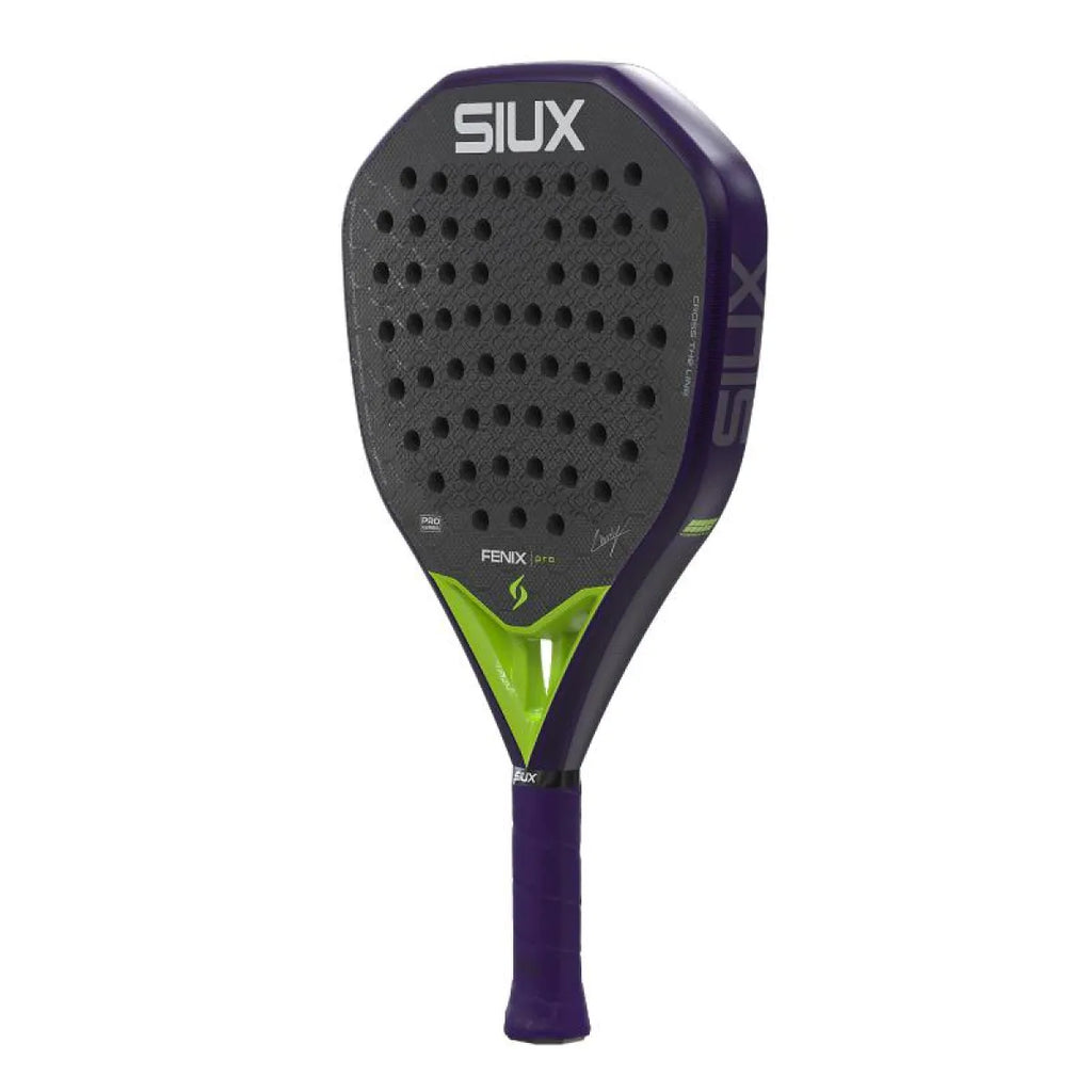 Raquette padel Siux Leo Augsburger Fenix Pro 2026 Purpura — vue de profil 2