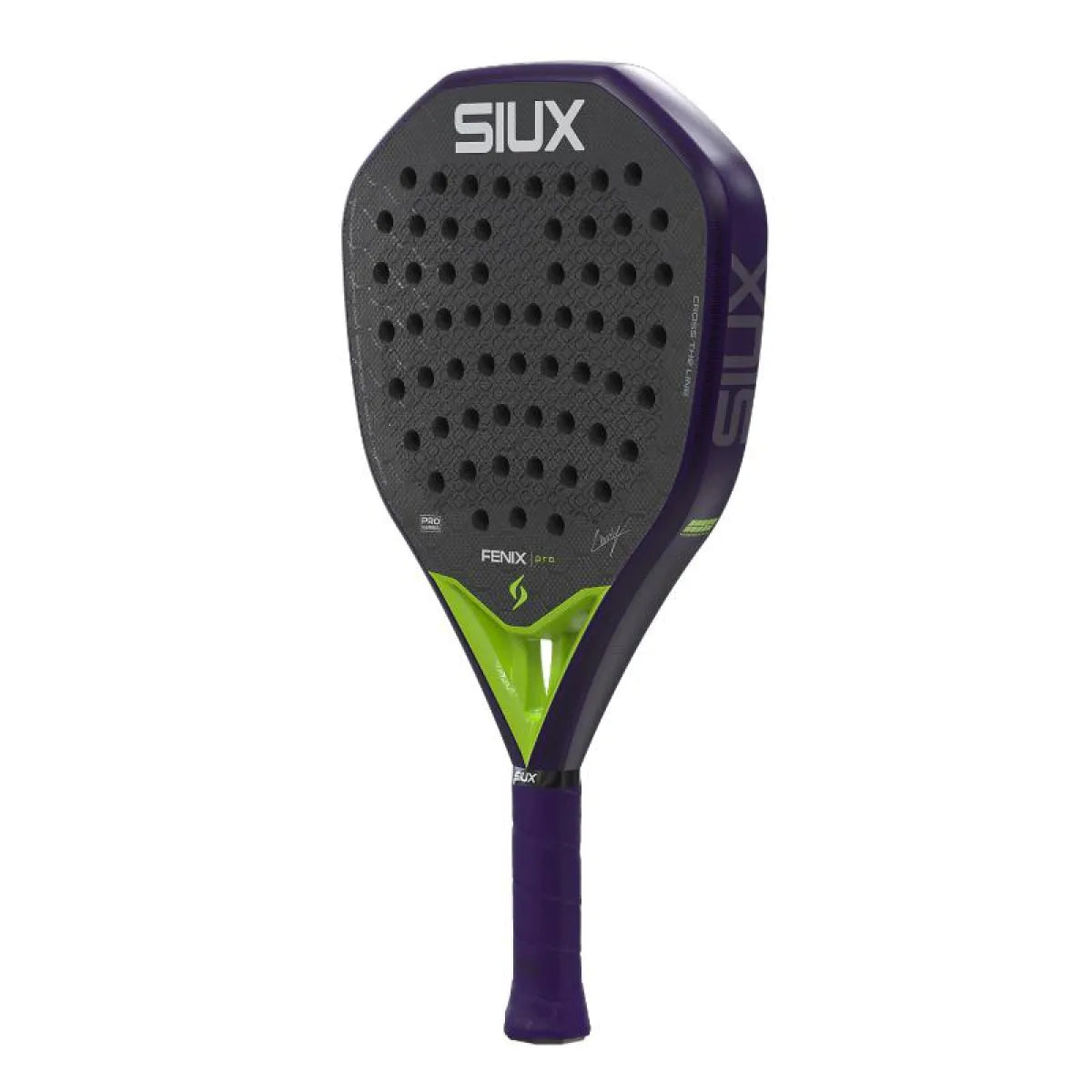 Raquette padel Siux Leo Augsburger Fenix Pro 2026 Purpura — vue de profil 2