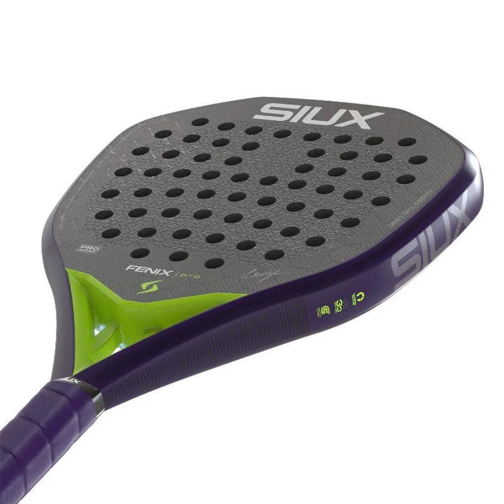 Raquette padel Siux Leo Augsburger Fenix Pro 2026 Purpura — vue détail 2