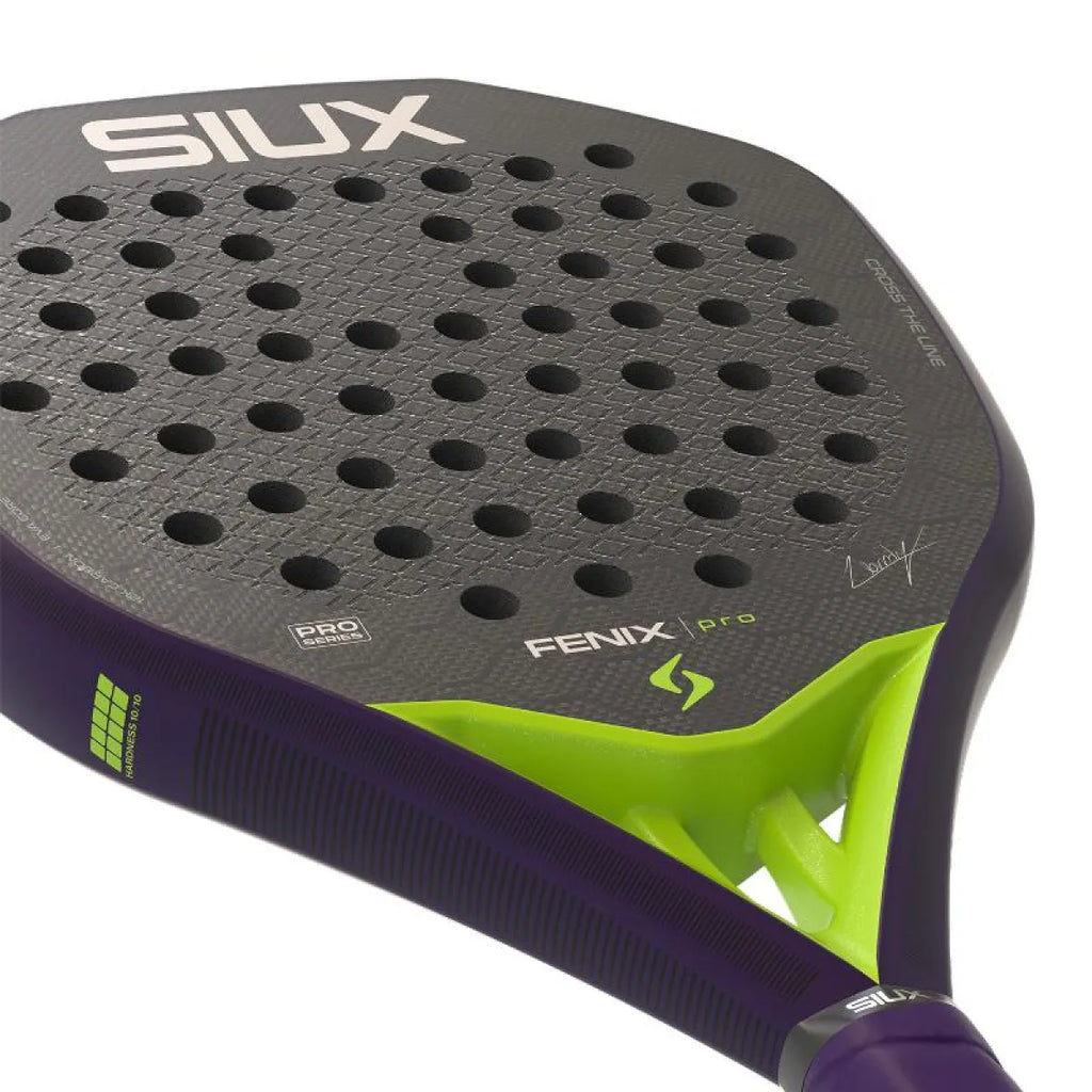 Raquette padel Siux Leo Augsburger Fenix Pro 2026 Purpura — vue en perspective
