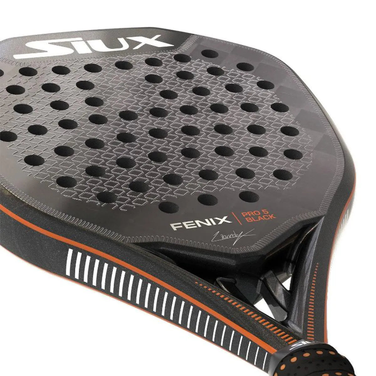 Raquette padel Siux Leo Augsburger Fenix Pro 5 Black 2025 — vue détail 2
