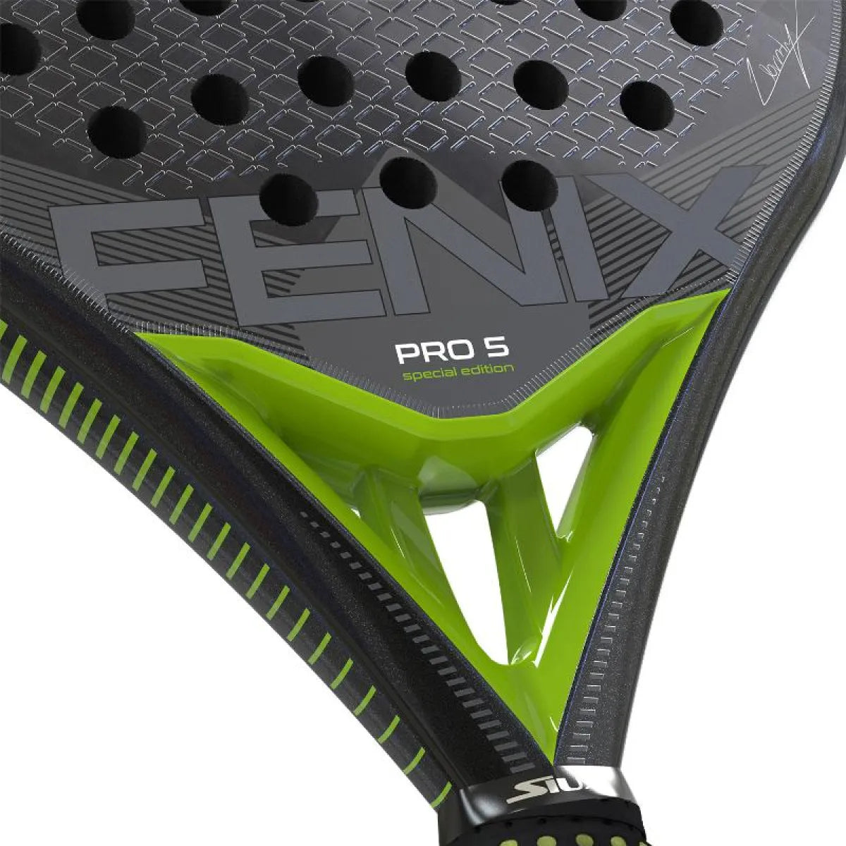 Raquette padel Siux Leo Augsburger Fenix Pro 5 LTD — vue de dos
