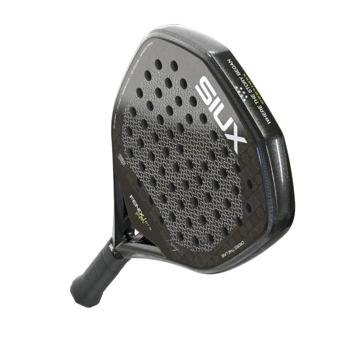 Raquette padel Siux Leo Augsburger Fenix Pro MAD SE 2026 noir — vue détail 2