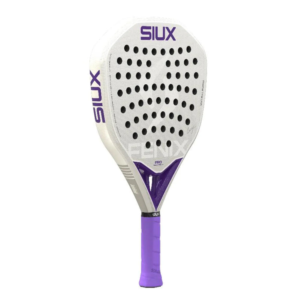 Raquette padel Siux Leo Augsburger Fenix Pro SE 2.0 2026 blanc — vue de profil