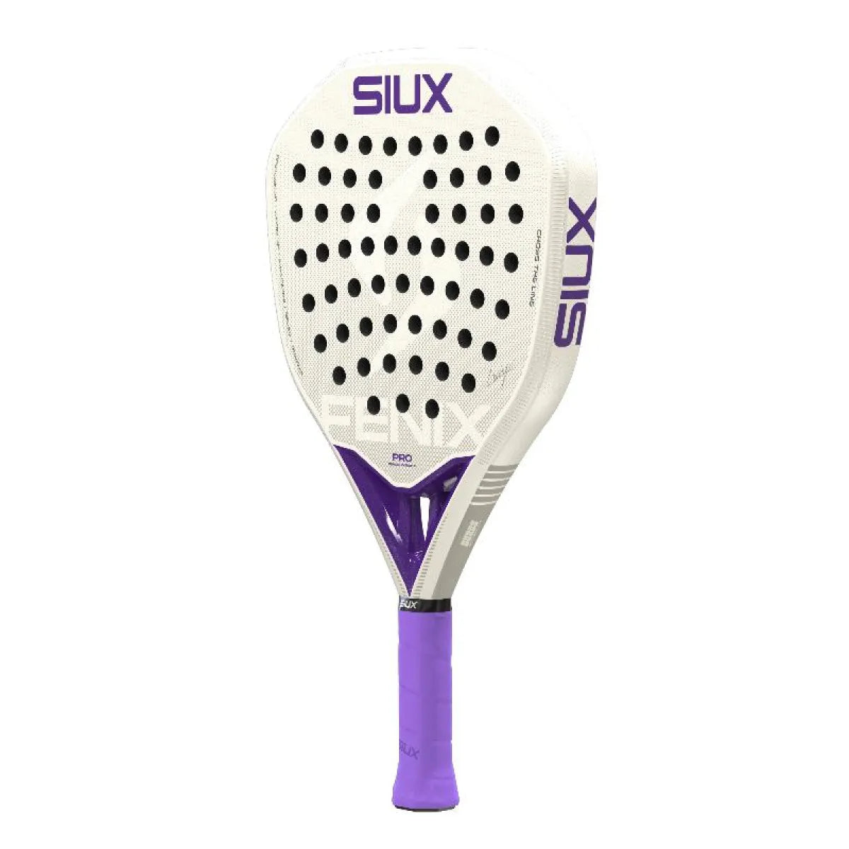 Raquette padel Siux Leo Augsburger Fenix Pro SE 2.0 2026 blanc — vue de profil 2