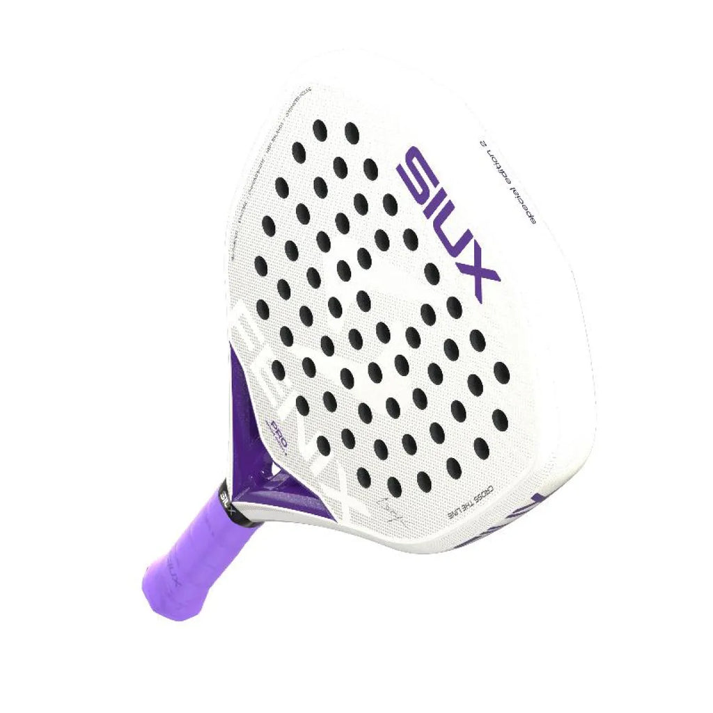 Raquette padel Siux Leo Augsburger Fenix Pro SE 2.0 2026 blanc — vue détail 2