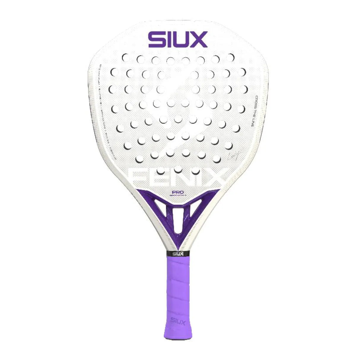 Raquette padel Siux Leo Augsburger Fenix Pro SE 2.0 2026 blanc — vue de face