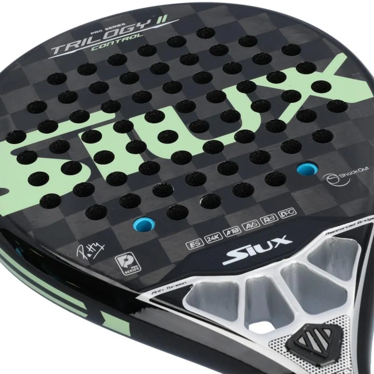 Raquette padel Siux Patty Llaguno Trilogy II Control 24K — vue détail 1
