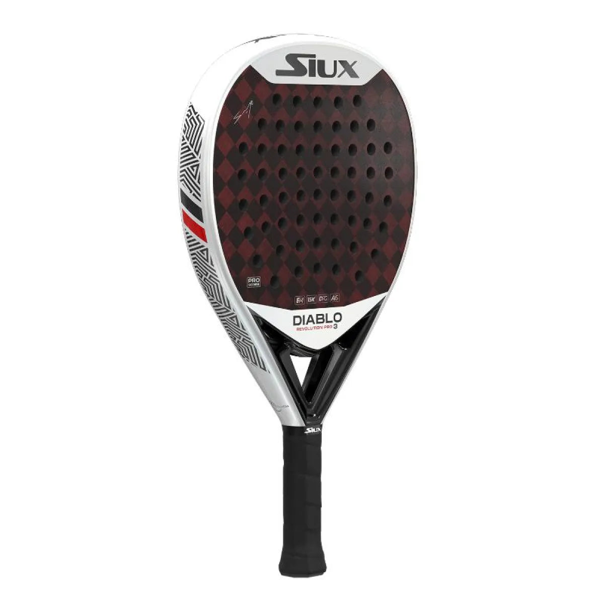 Raquette padel Siux Sanyo Diablo Revolution Pro 3 2024 — vue de profil