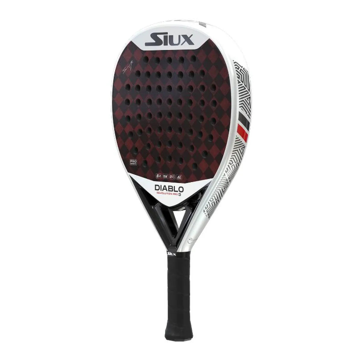 Raquette padel Siux Sanyo Diablo Revolution Pro 3 2024 — vue de profil 2