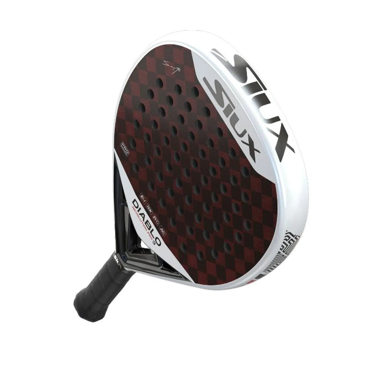 Raquette padel Siux Sanyo Diablo Revolution Pro 3 2024 — vue en perspective