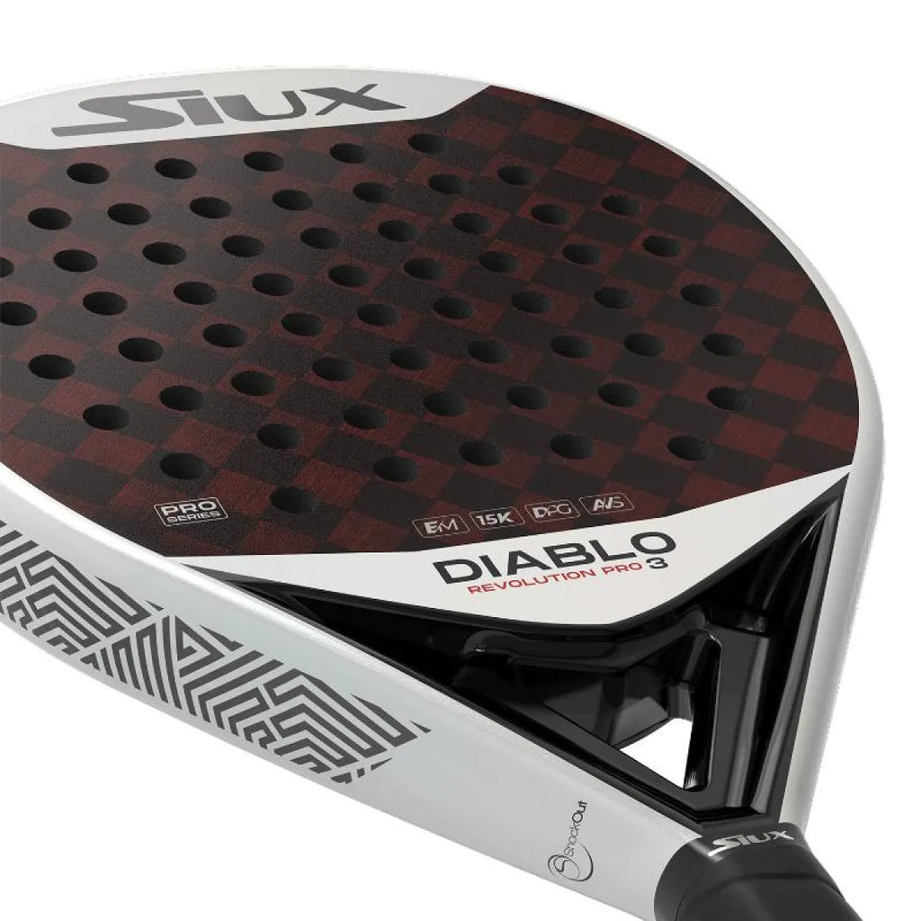Raquette padel Siux Sanyo Diablo Revolution Pro 3 2024 — vue de dos