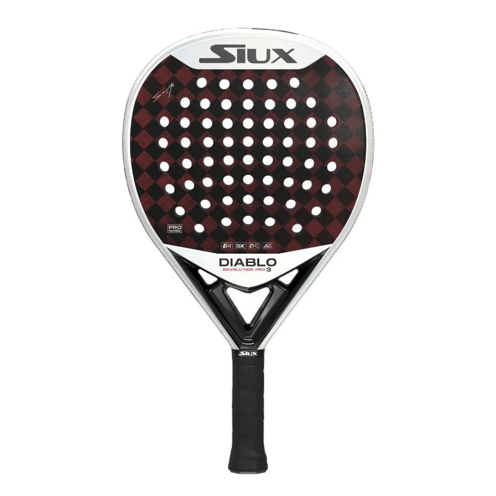 Raquette padel Siux Sanyo Diablo Revolution Pro 3 2024 — vue de face