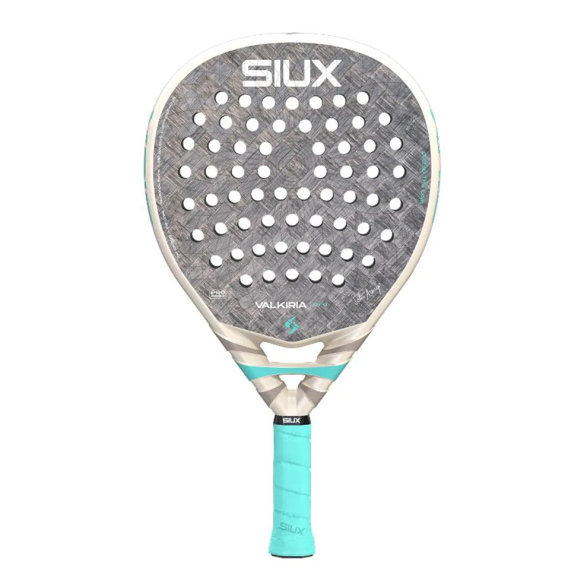 Raquette padel Siux Sofia Araujo Valkiria Pro 2026 — vue de face