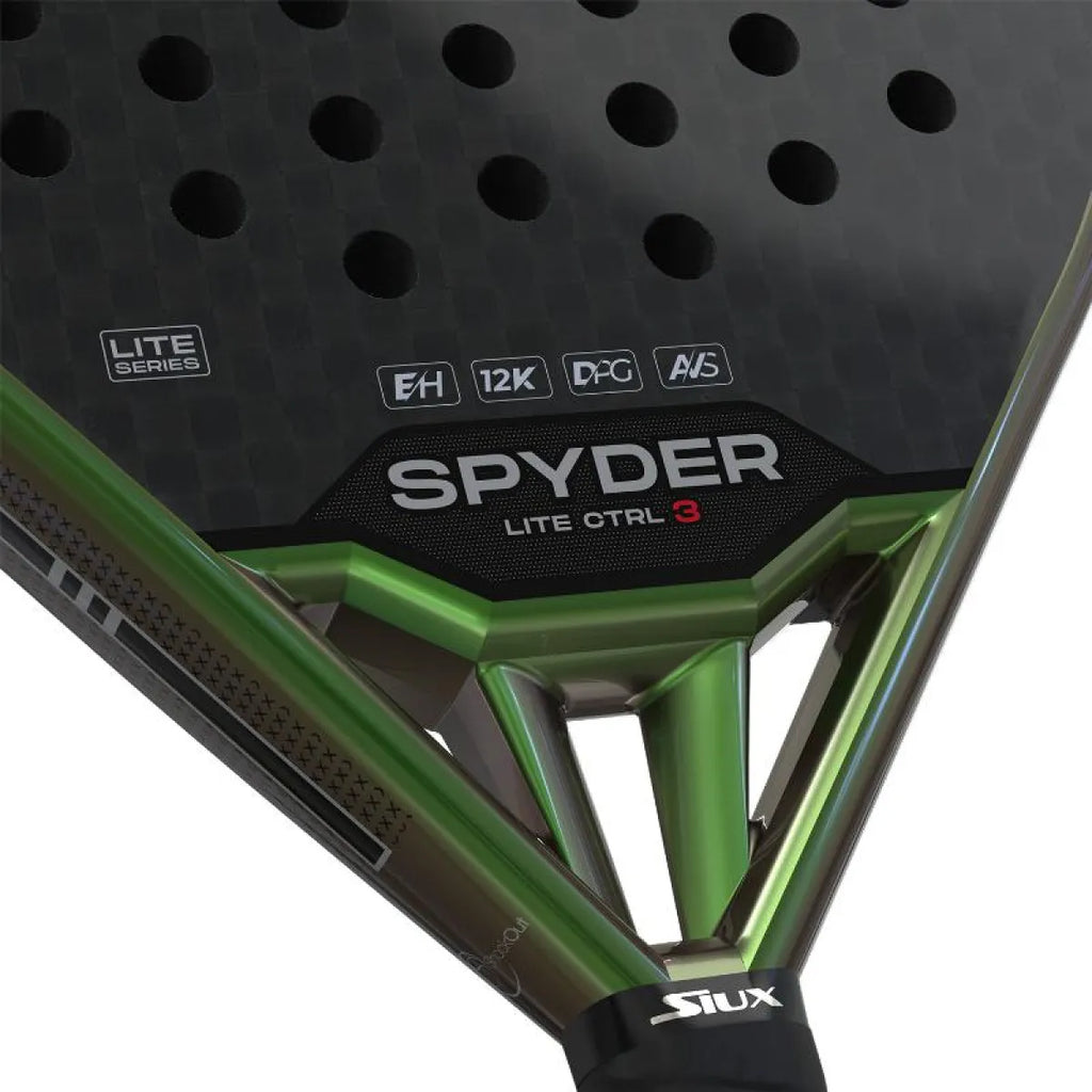 Raquette padel Siux Spyder Lite Control 3 Hard 2024 — vue angle