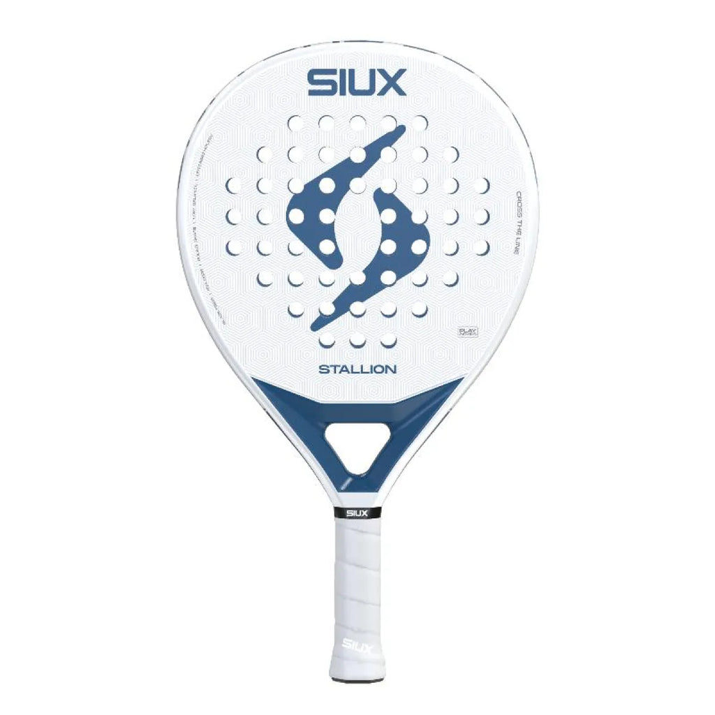 Raquette padel Siux Stallion blanc 2026 — vue de face